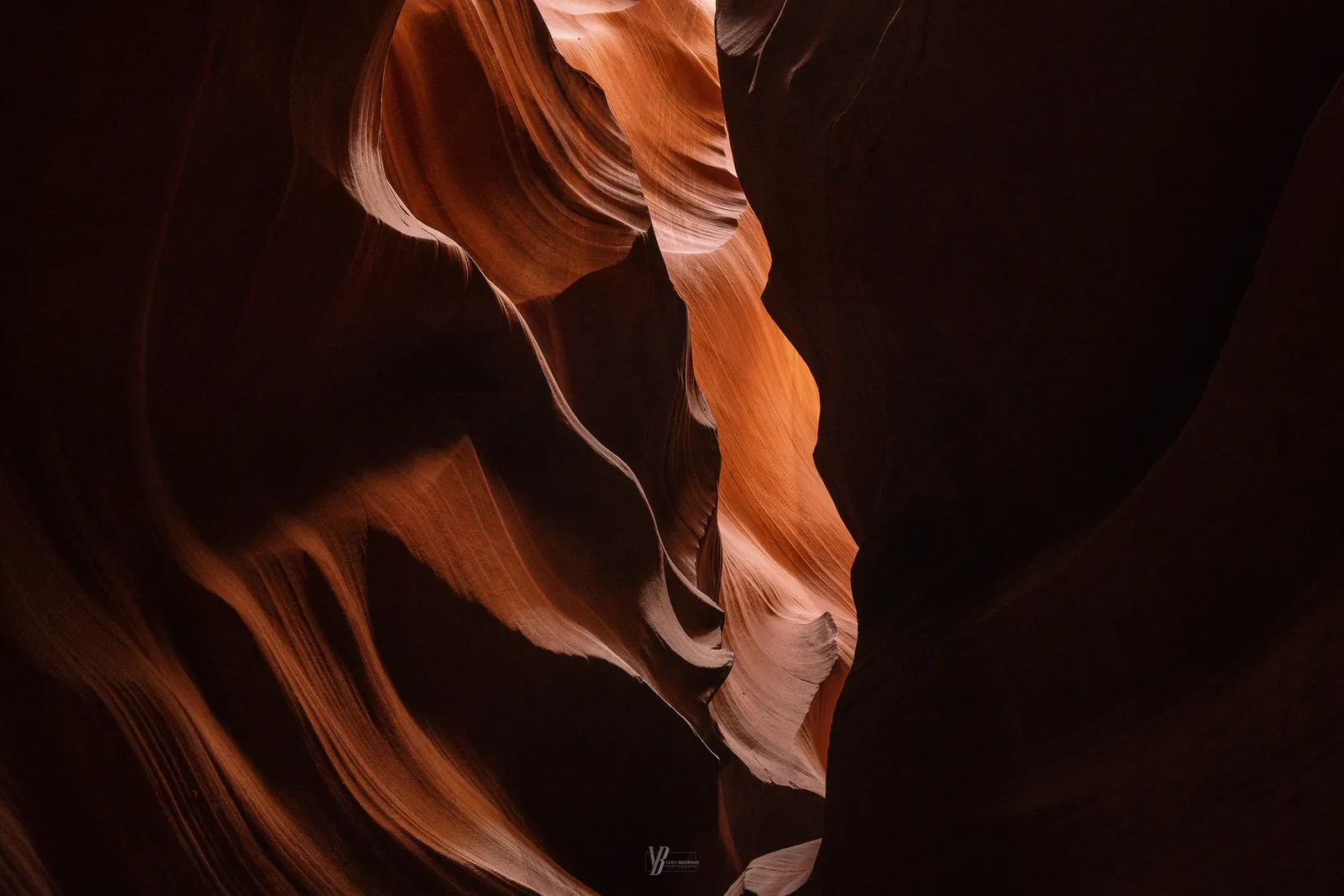 Antelope Canyon III, Antelope Canyon, Arizona, photograph by Yaniv Bekerman
