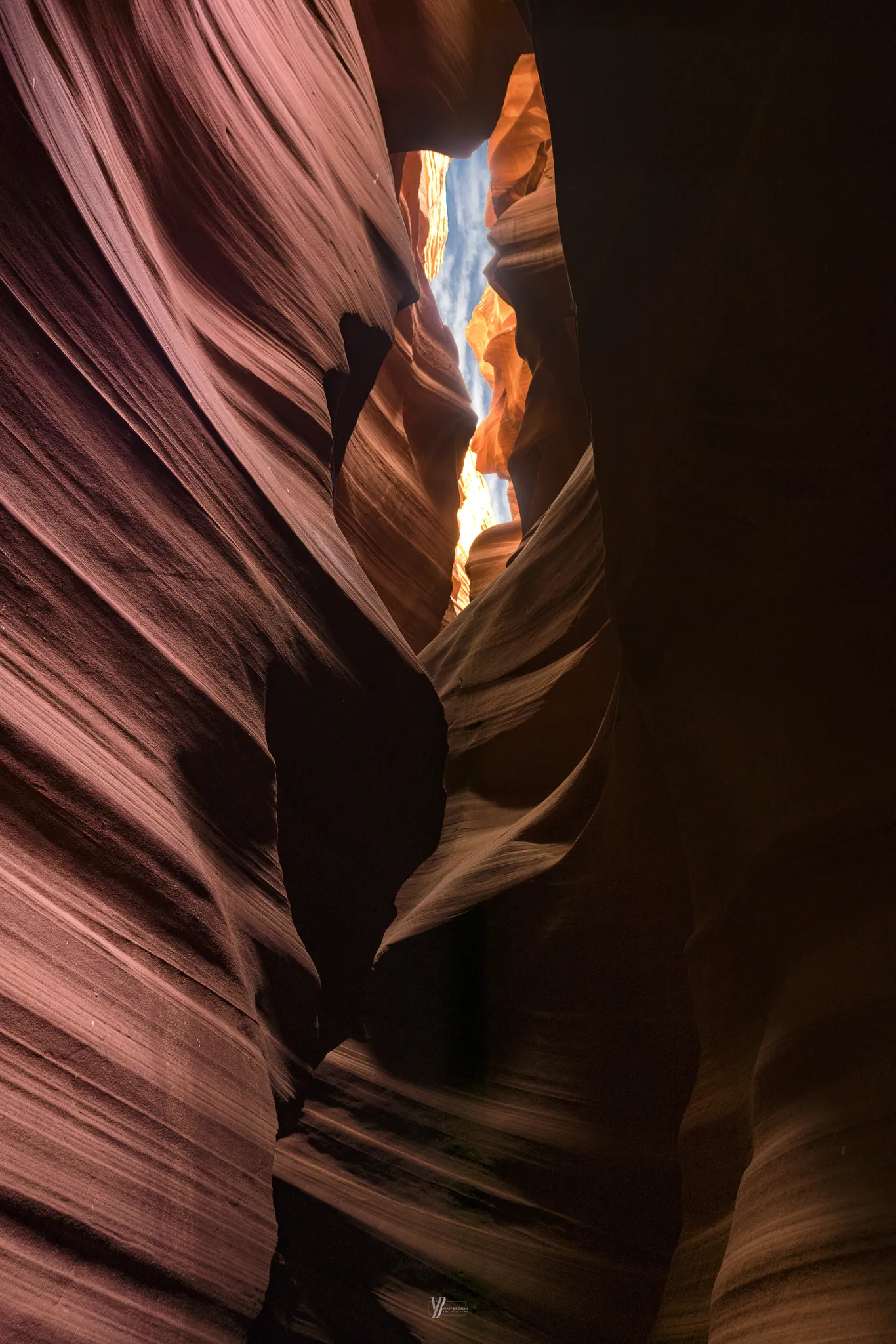 Antelope Canyon II, Antelope Canyon, Arizona, photograph by Yaniv Bekerman