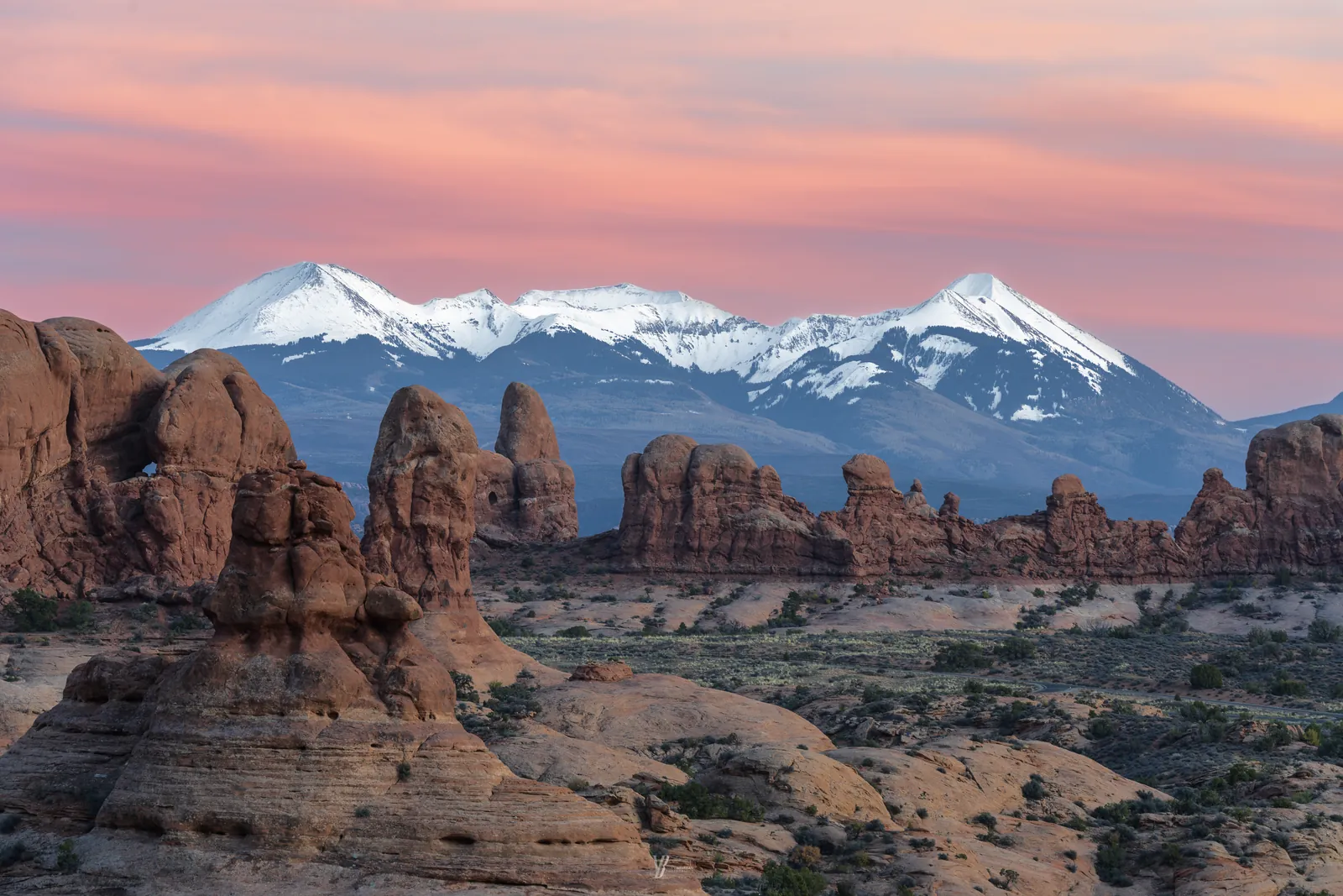 Garden of Eden, Arches National Park, Utah, photograph by Yaniv Bekerman