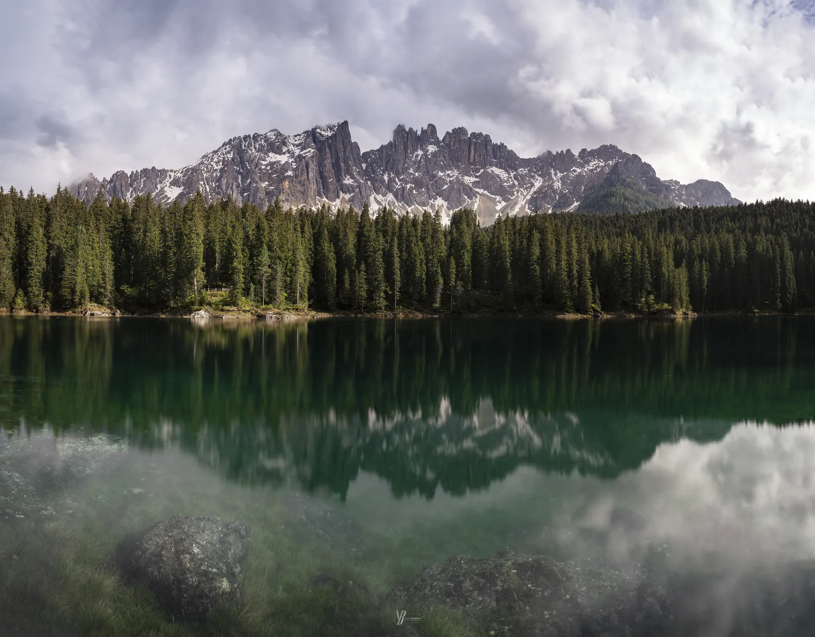 Lago di Carezza — Dolomites, Italy, photograph by Yaniv Bekerman