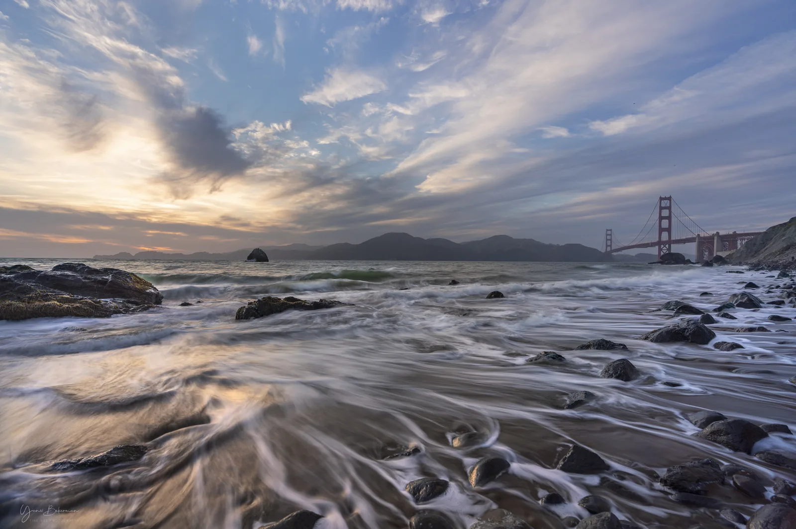 Marshall's Beach — San Francisco, California, photograph by Yaniv Bekerman