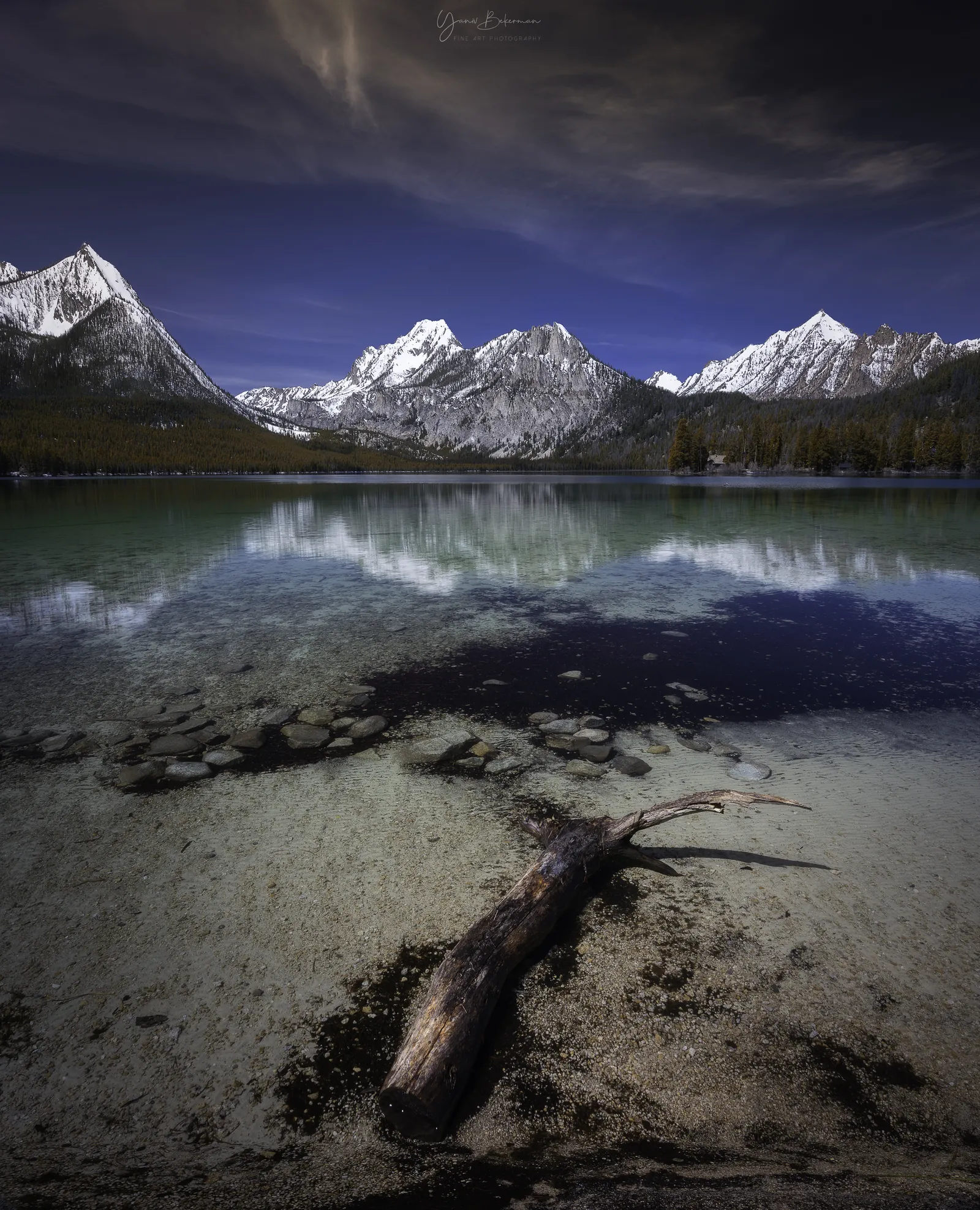 Sawtooth Lake, Sawtooth Mountains, Idaho, photograph by Yaniv Bekerman