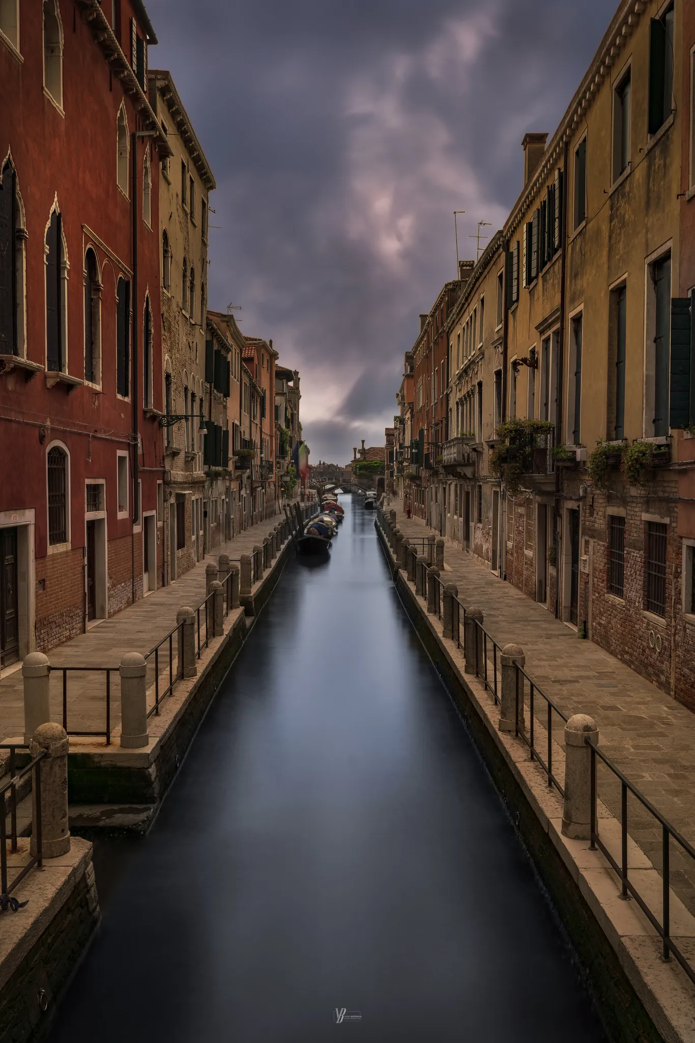 Venice Canal, Venice, Italy, photograph by Yaniv Bekerman